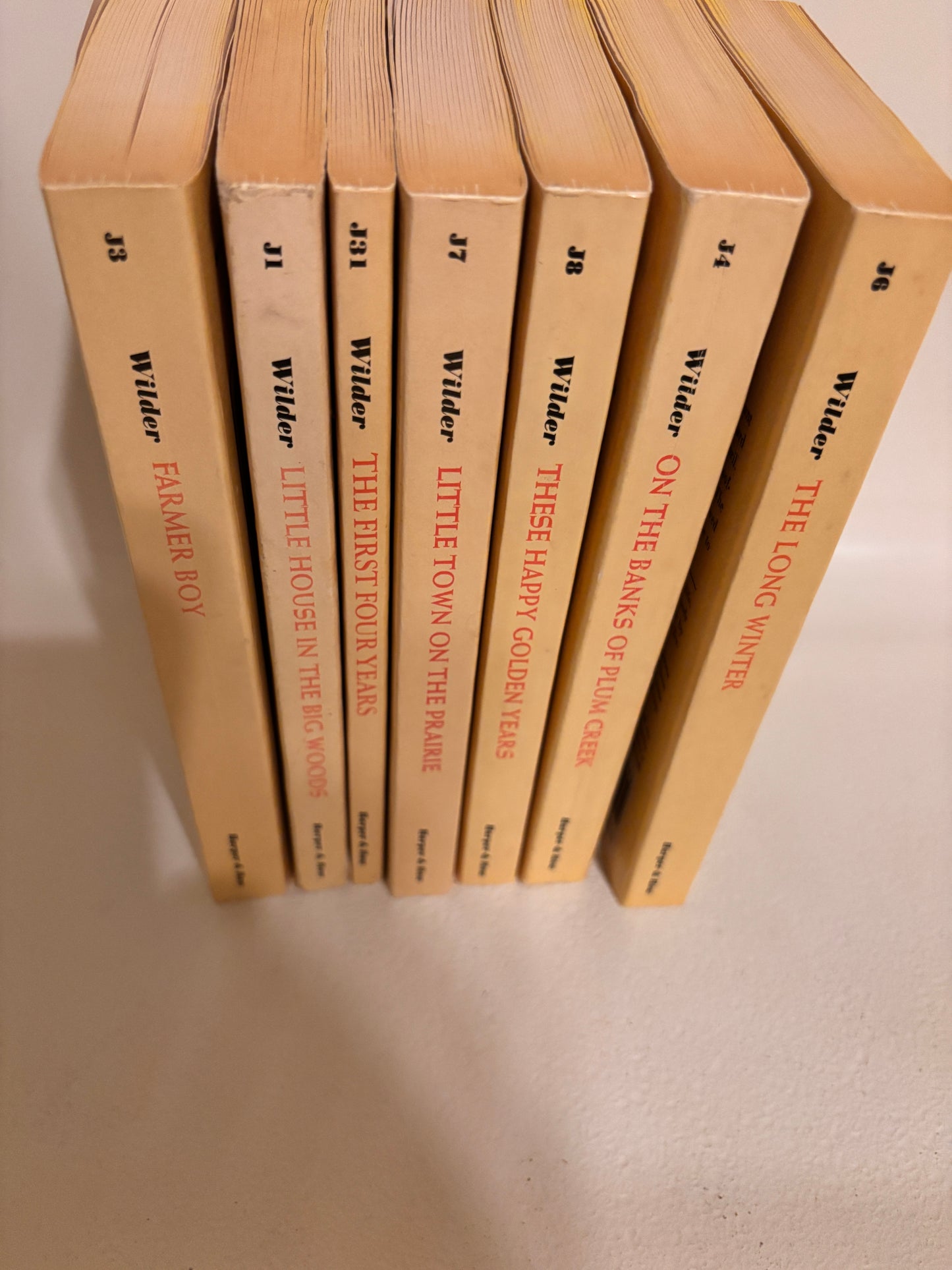 Little House on the Prairie 1971 Wilder Harper & Row 7 Book