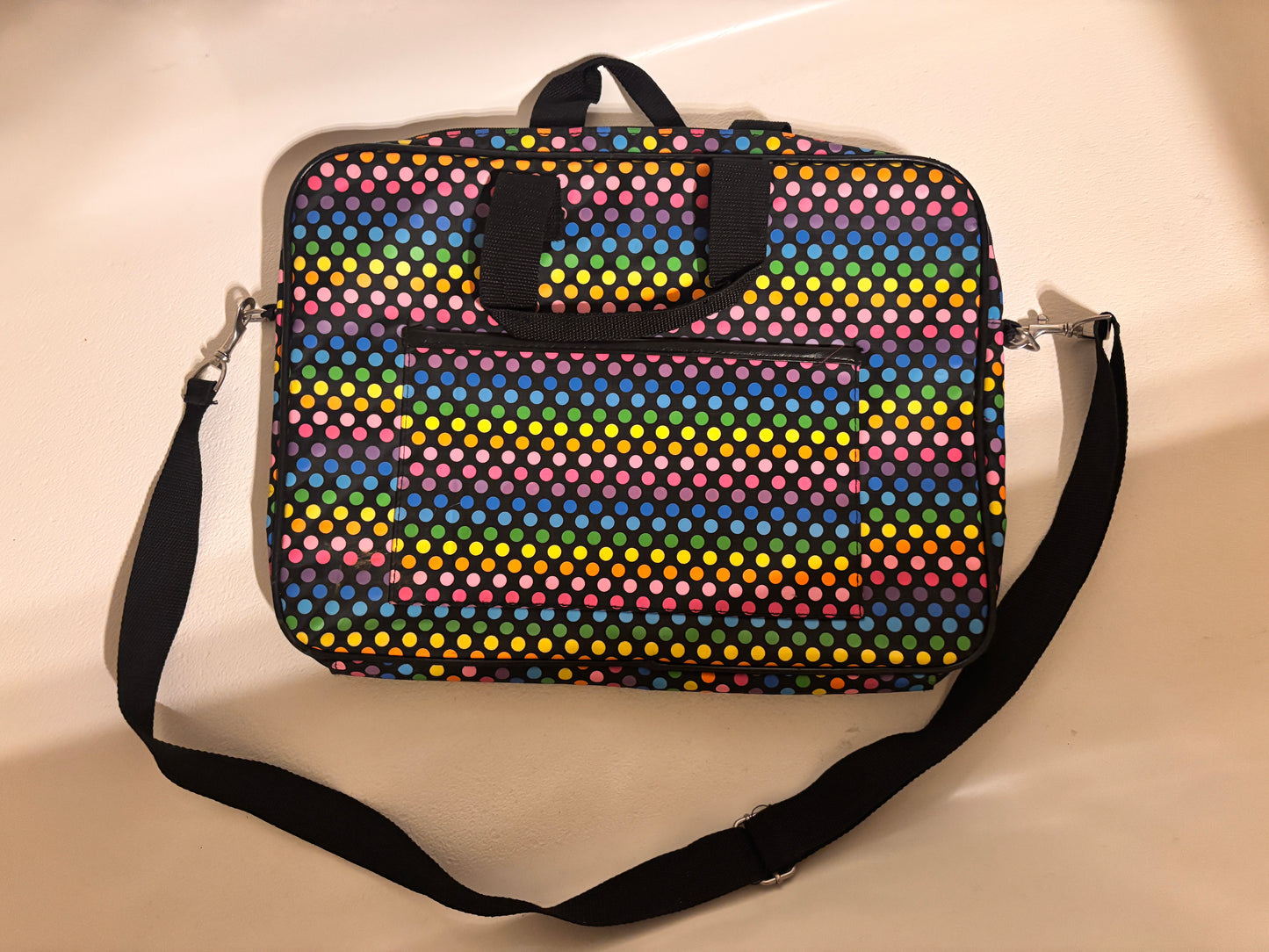 Polka Dot Laptop Tablet Case Sleeve Zippered Padded- FREE SHIPPING