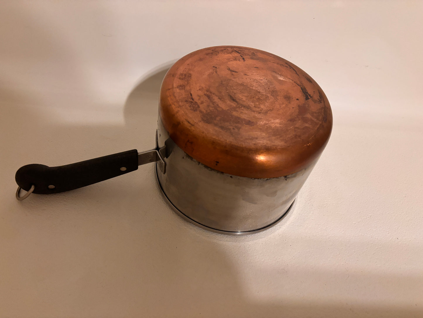 REVERE WARE 2 QT. Sauce Pan Copper Bottom Vintage Pre-1968 USA~ Rome, NY- FREE SHIPPING