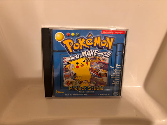POKÉMON PROJECT STUDIO BLUE VERSION COMPLETE - FREE SHIPPING