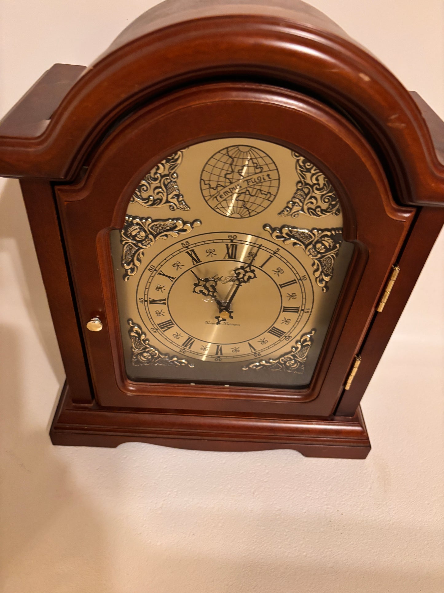 Seth Tomas Mantel Click Westminster Whittington Chime - Working Clock-FREE SHIPPING