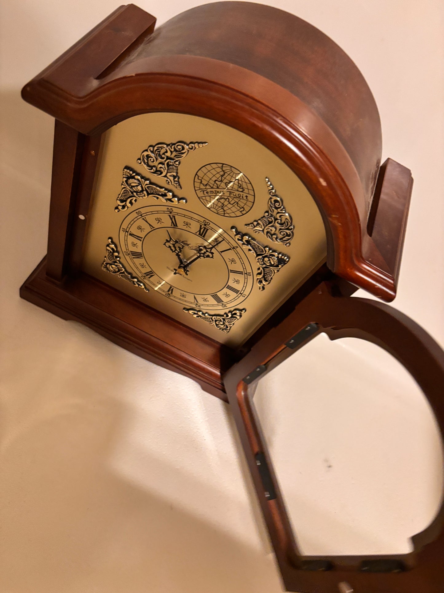 Seth Tomas Mantel Click Westminster Whittington Chime - Working Clock-FREE SHIPPING
