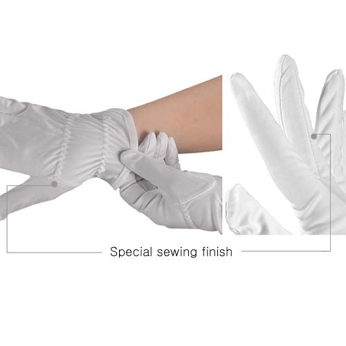 Dexac Microfiber Gloves Scratches Fingerprints Protection for Jewelry Collectibles Lenses