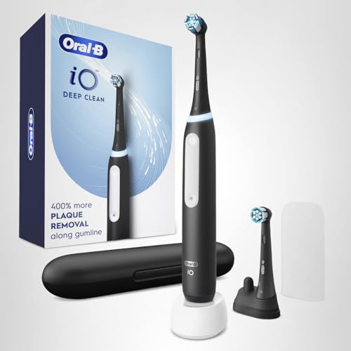 Oral-B iO Deep Clean Rechargeable Electric Powered Toothbrush, Black