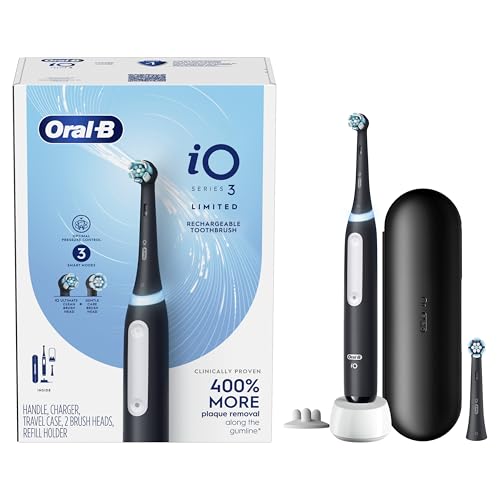 Oral-B iO Deep Clean Rechargeable Electric Powered Toothbrush, Black