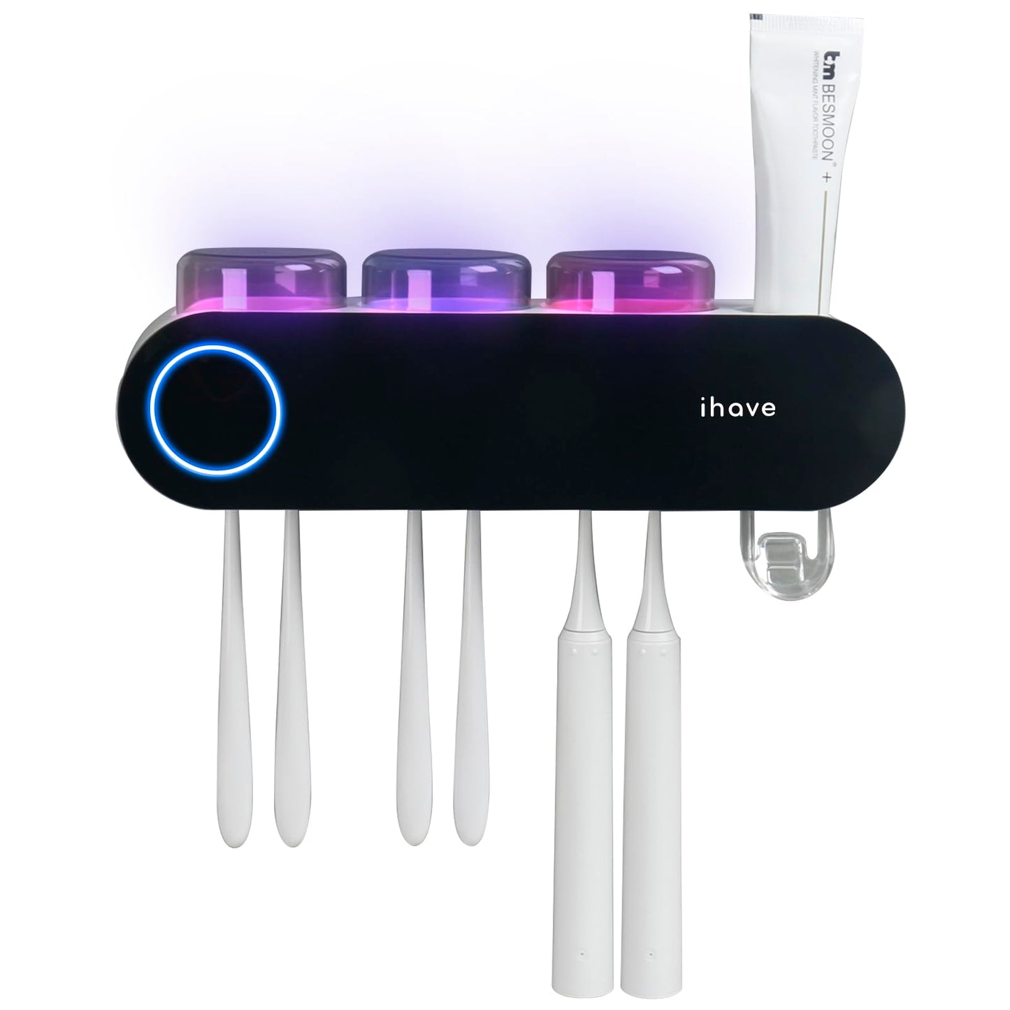 iHave Wall Mounted Electric Toothbrush Holder with UV Sanitizer