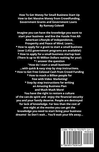 How To Get Money for Small Business Start Up: Crowdfunding, Government Grants & Government Loans
