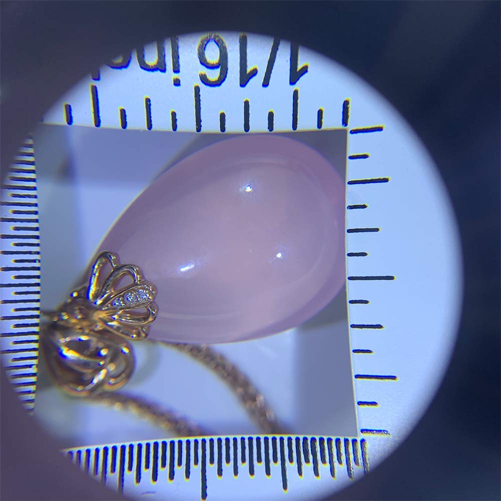 Vludiss 10X Lighted Magnifying Glass for Jewelry, Coins & Antiques