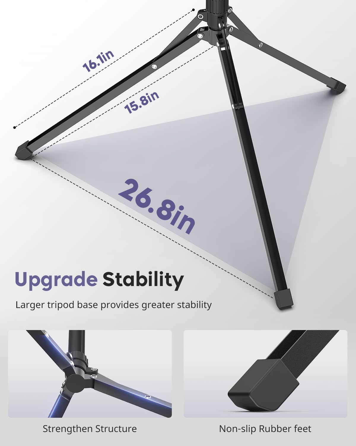 Aureday 92” Phone Tripod with Gooseneck and Remote