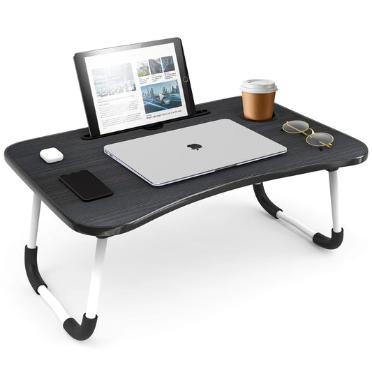 Large Laptop Bed Tray Table Adjustable Foldable Lap Desk