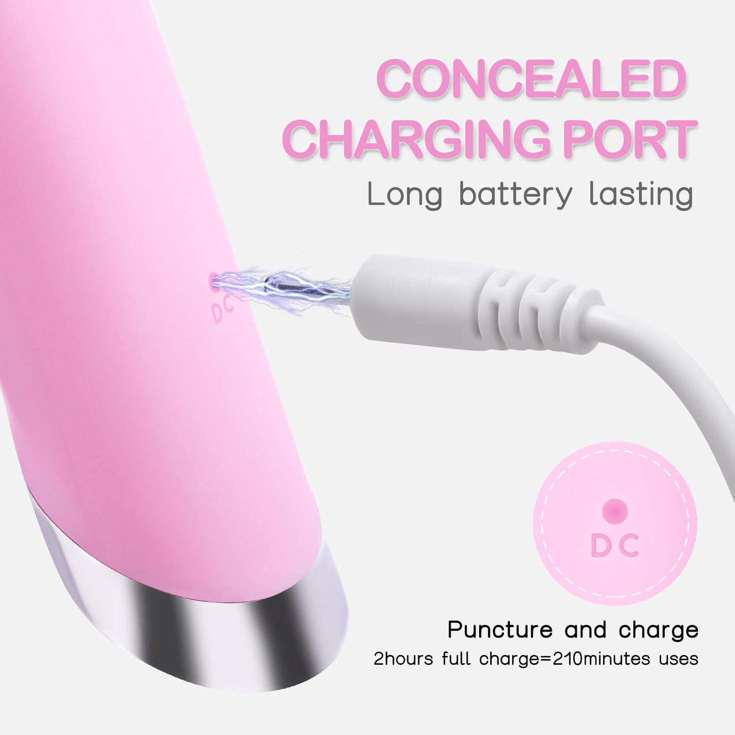 PRITECH Facial Cleansing Brush, Rechargeable Silicone Face Scrubber with Heat Massage