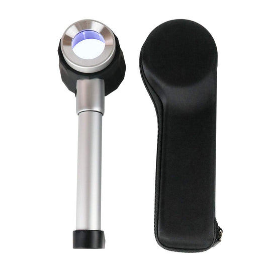 Vludiss 10X Lighted Magnifying Glass for Jewelry, Coins & Antiques