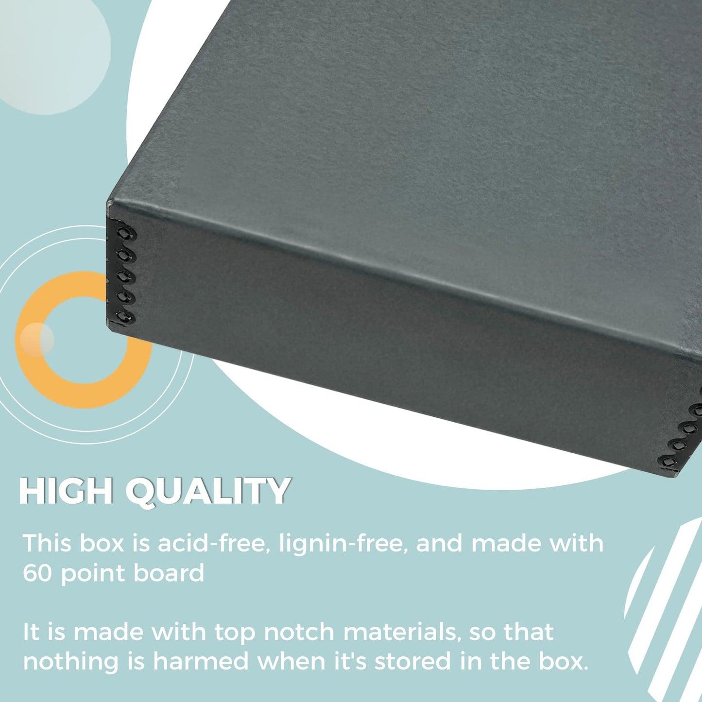 Golden State Art Archival Storage Box, Acid-Free Museum Quality