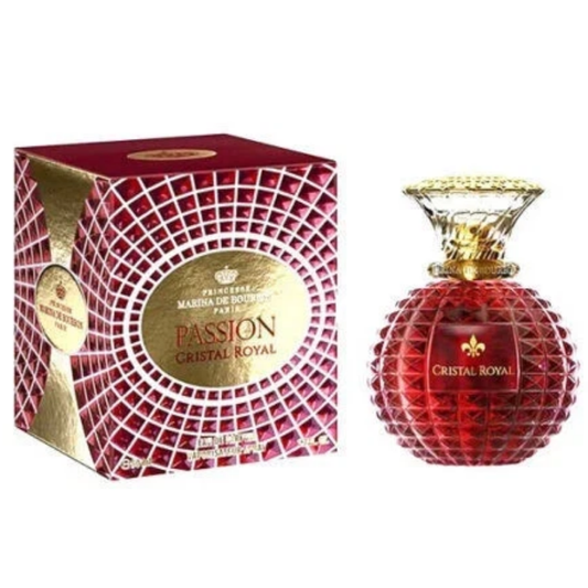 PASSION CRISTAL ROYAL-MARINA DE BOURBON FOR WOMEN-EDP-SPRAY-3.4 OZ-100 ML- FREE SHIPPING