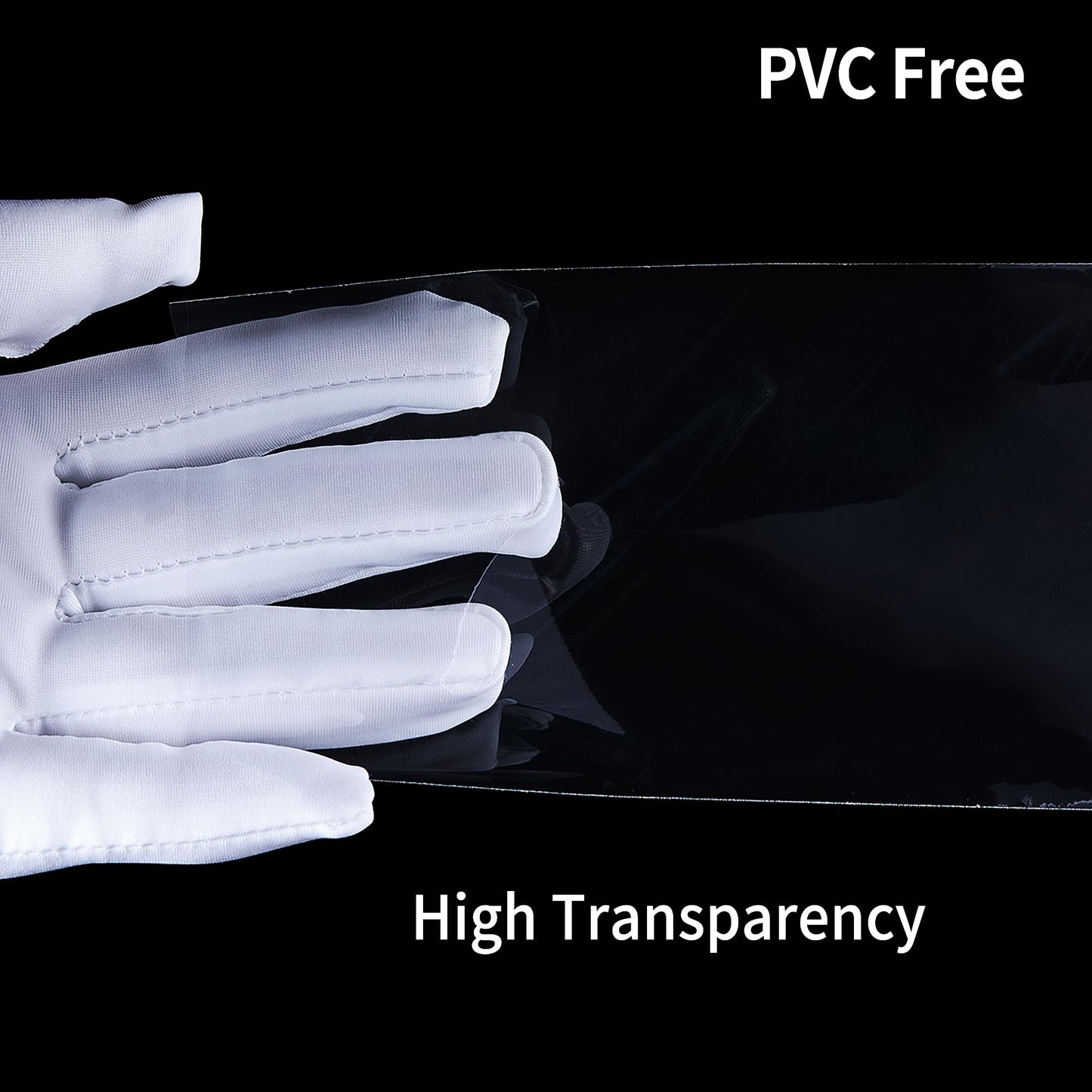 Uncle Paul 100 PCS Currency Sleeves - Clear Dollar Holder with Storage Box Banknote Protector