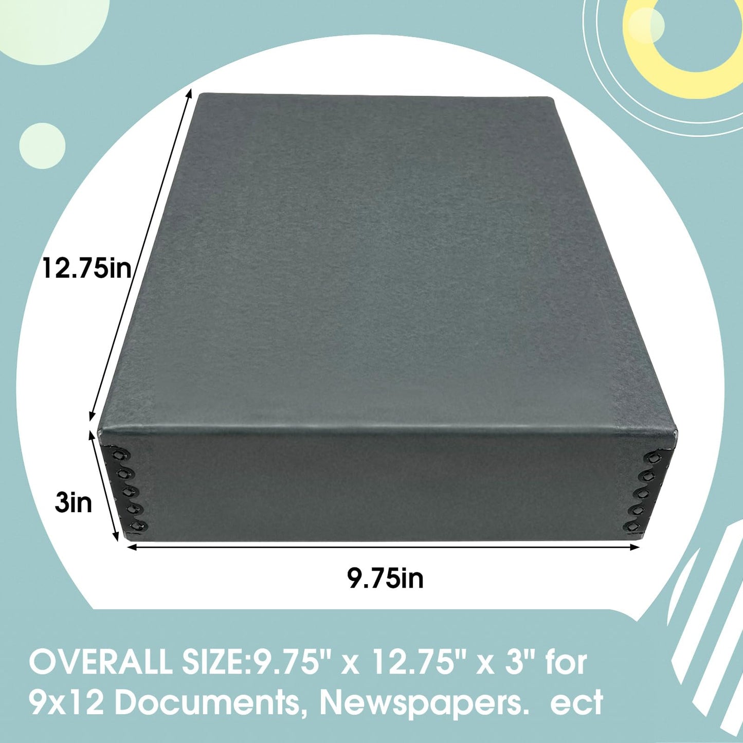 Golden State Art Archival Storage Box, Acid-Free Museum Quality