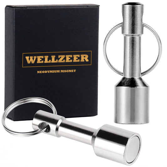 Keychain Magnet for Testing Brass, Gold, Silver, Jewelry,Ferrous Metals D12mm