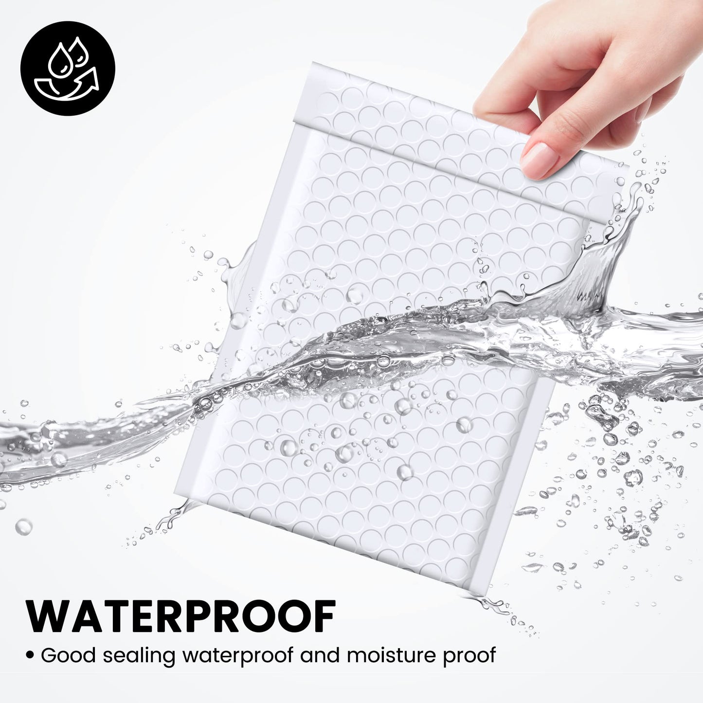 Bubble White Padded Envelopes for Mailers 100 Pack