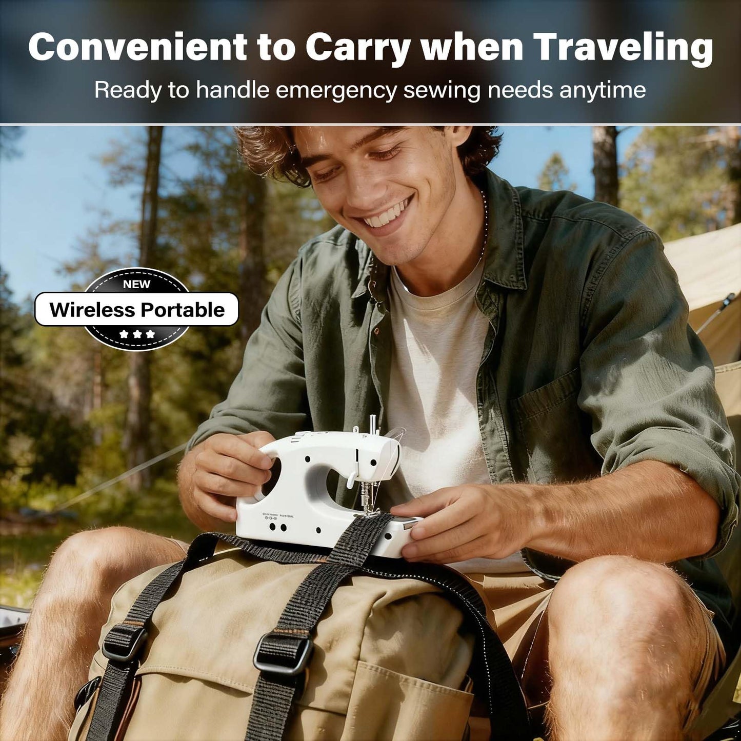 Portable Cordless Handheld Sewing Machine, ideal Sewing Machine for Beginners.