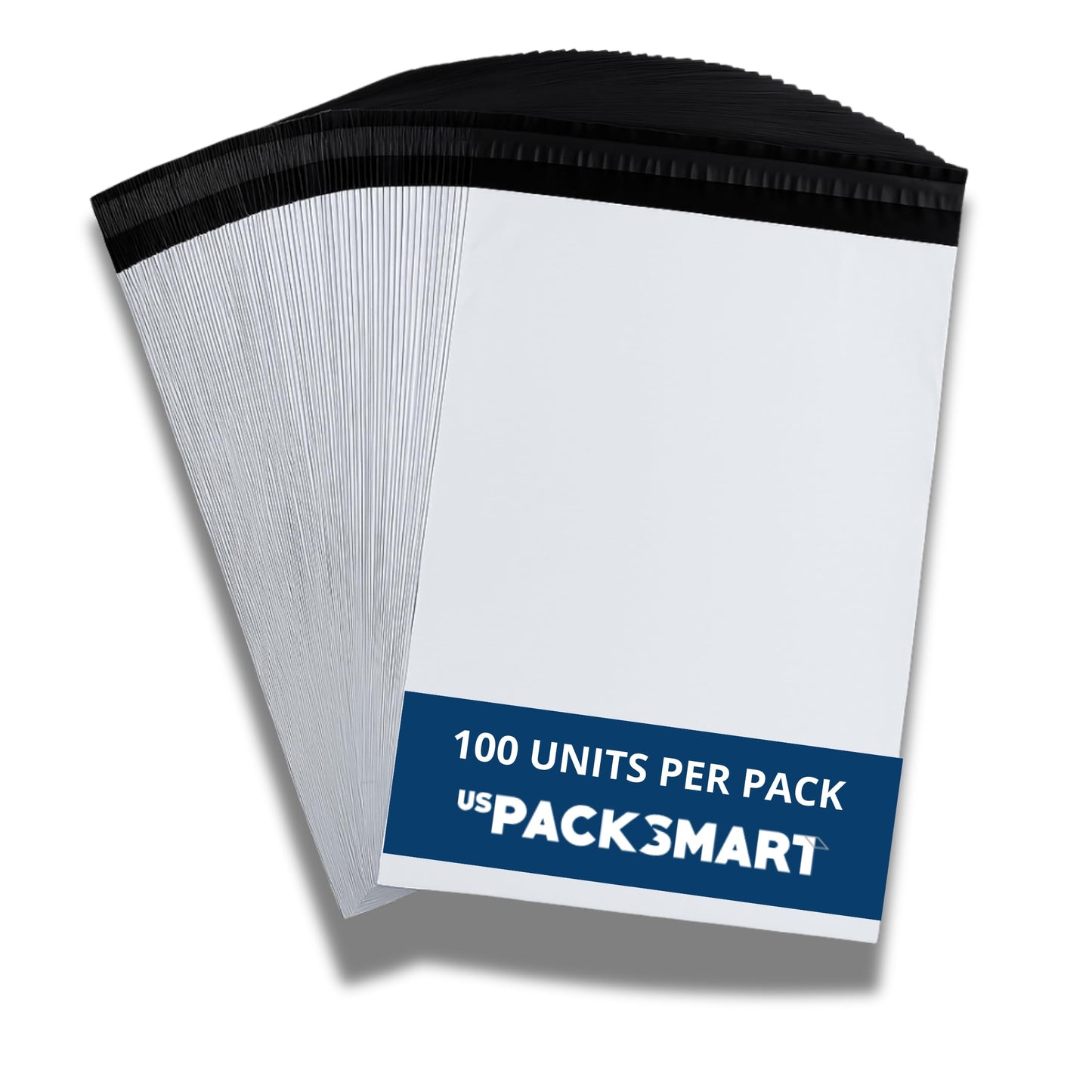 White Plastic Poly Mailers 9"x12" Shipping Bags for Clothing, Books, Accessories Waterproof