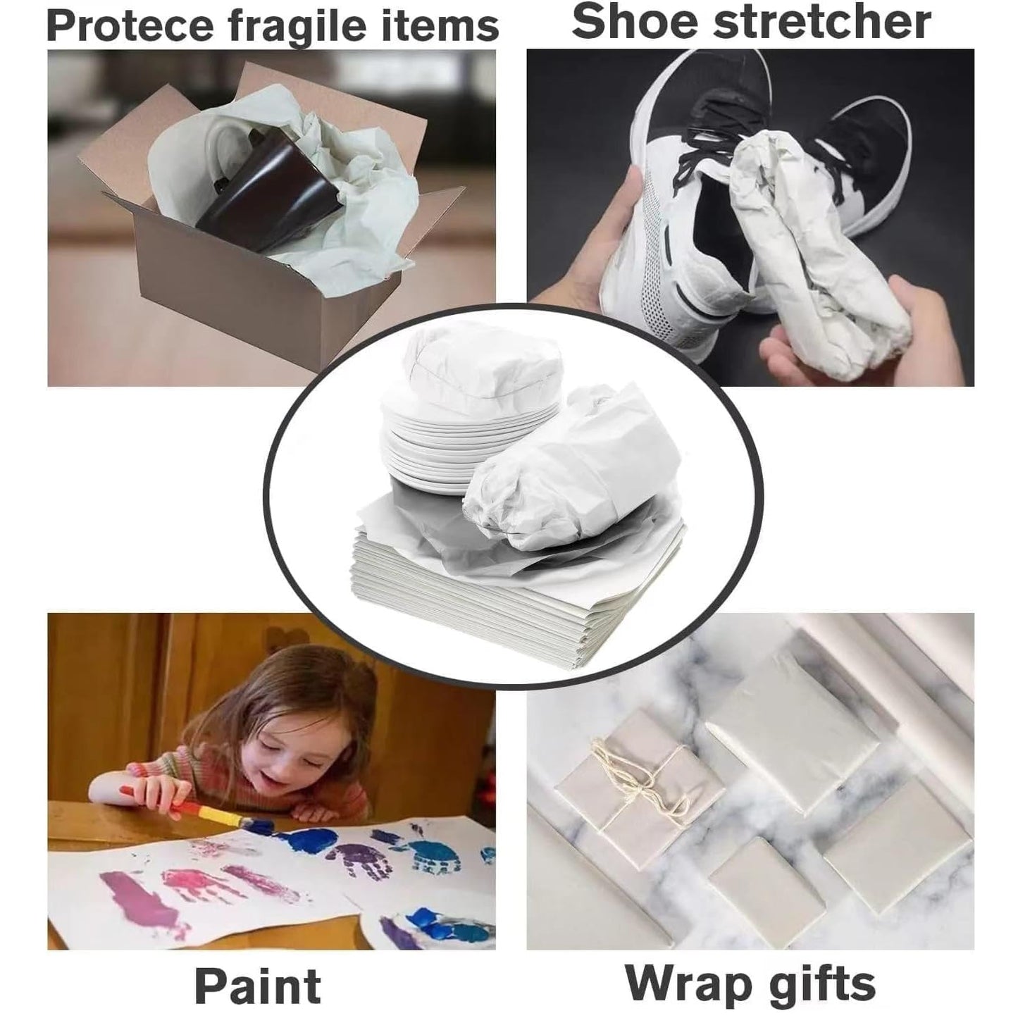 12x12 Packing Paper for Moving and Shipping Fragile Items