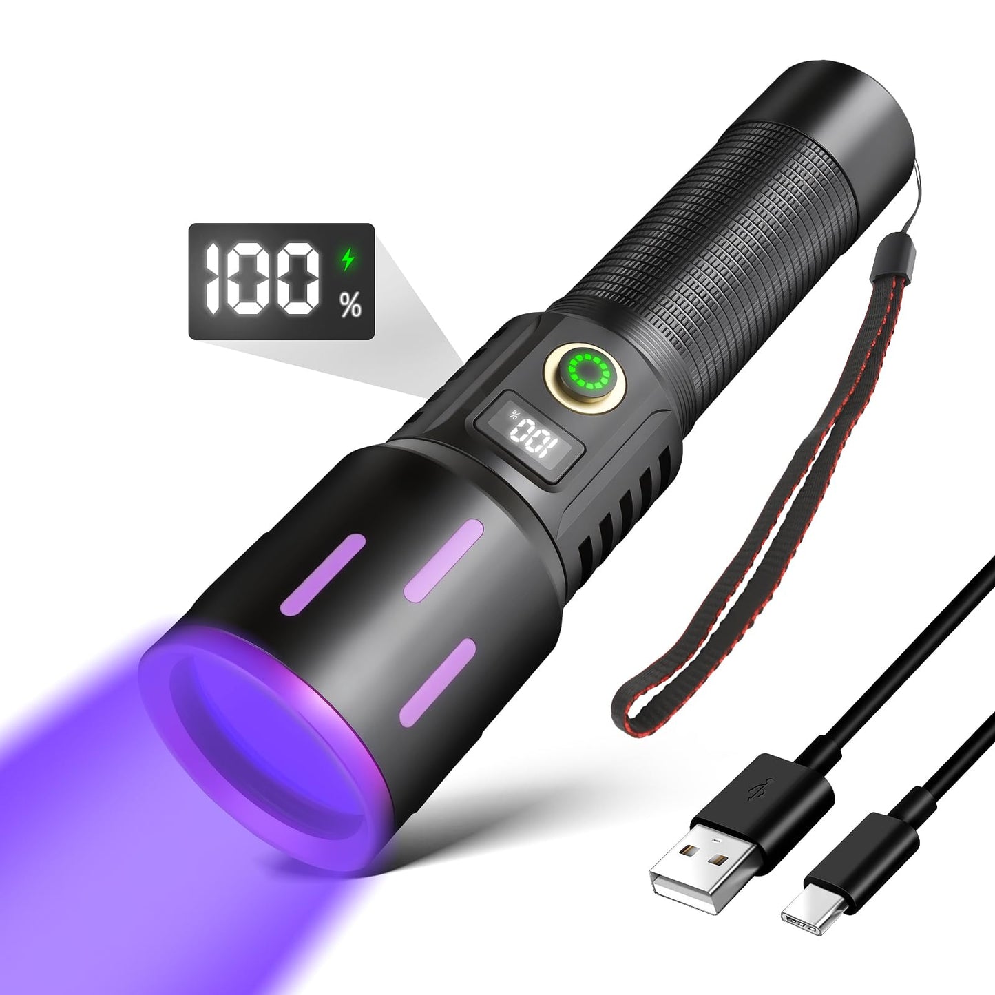 XLENTGEN 365NM UV Flashlight for Antique and Coin Detection