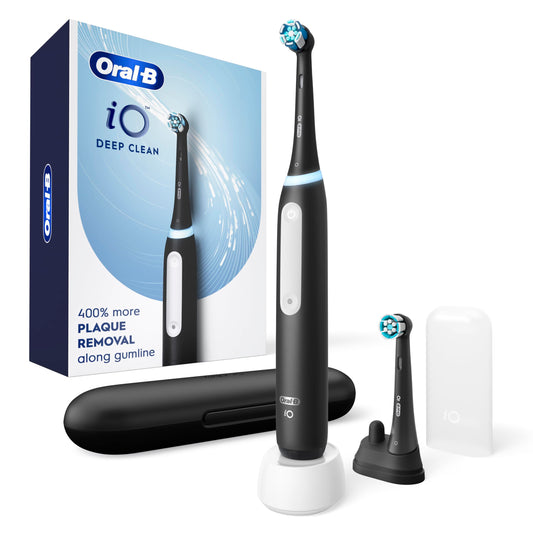 Oral-B iO Deep Clean Rechargeable Electric Powered Toothbrush, Black