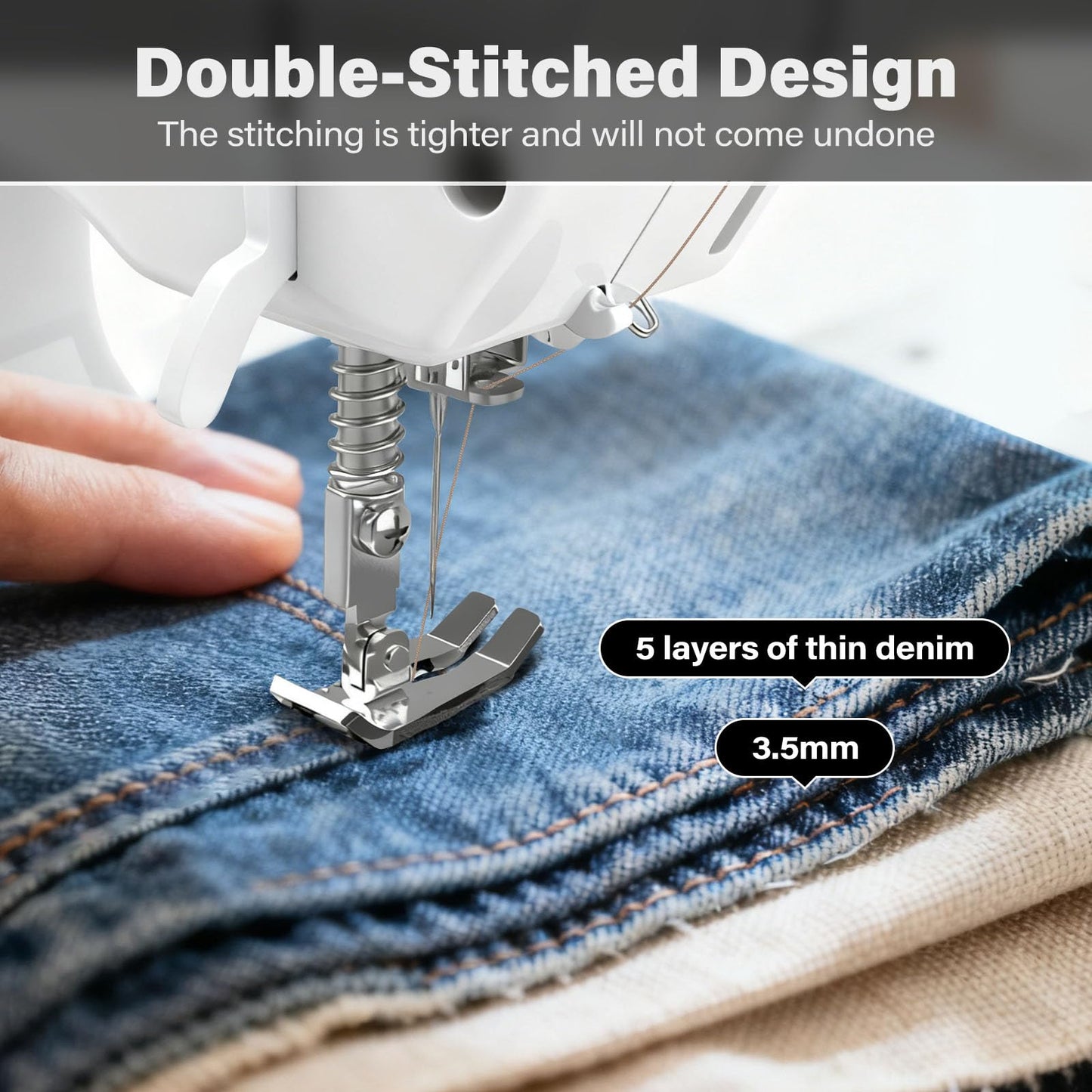 Portable Cordless Handheld Sewing Machine, ideal Sewing Machine for Beginners.