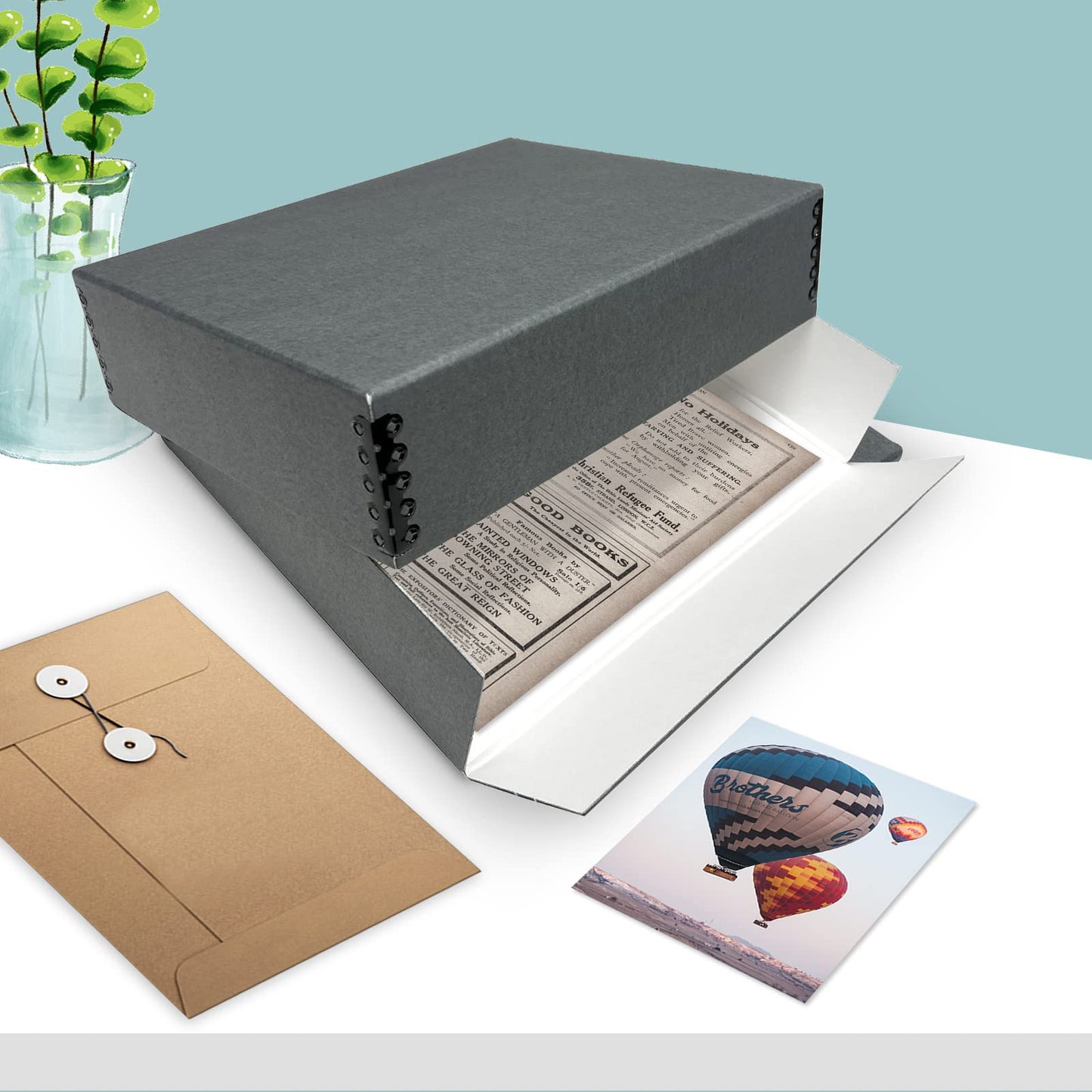 Golden State Art Archival Storage Box, Acid-Free Museum Quality