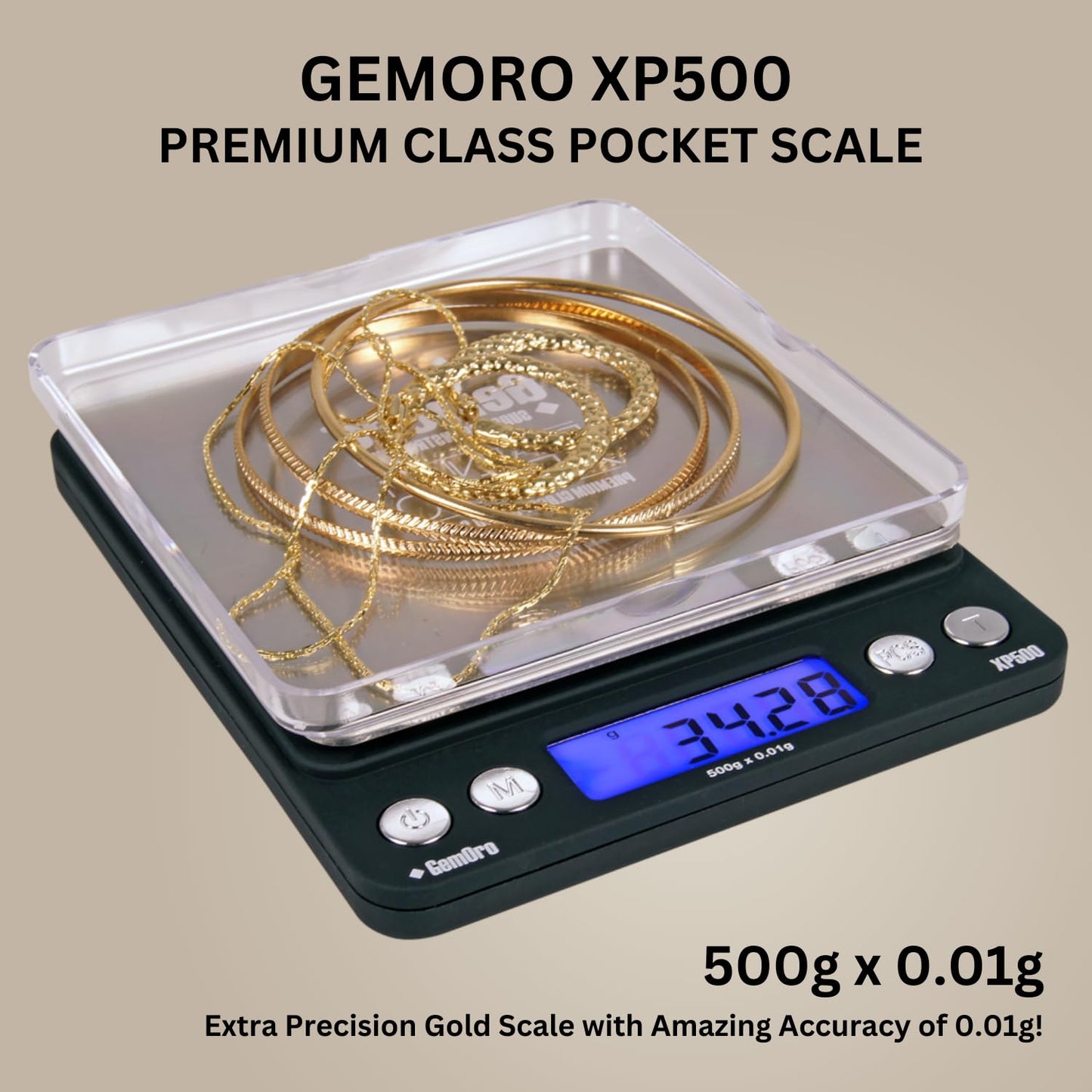 GemOro Platinum XP500 Precision Digital Jewelry Scale