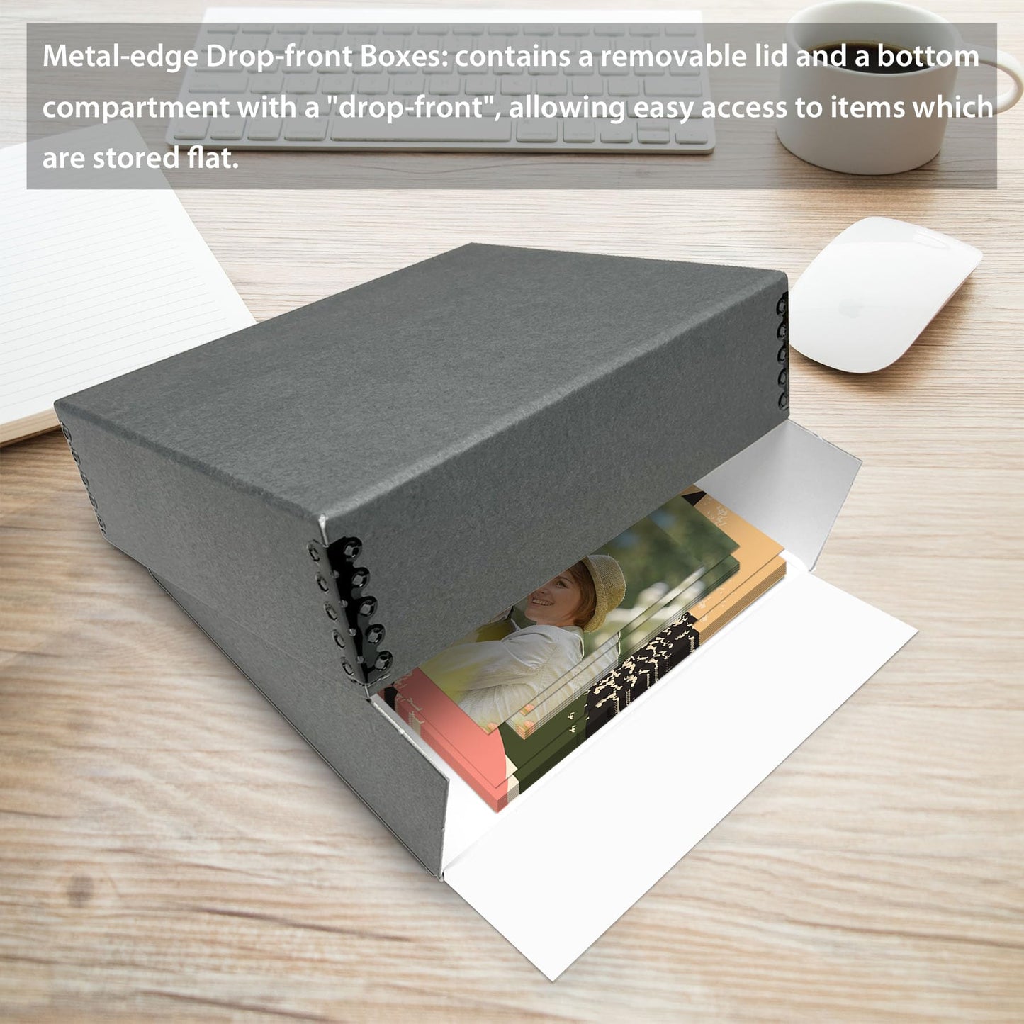 Golden State Art Archival Storage Box, Acid-Free Museum Quality