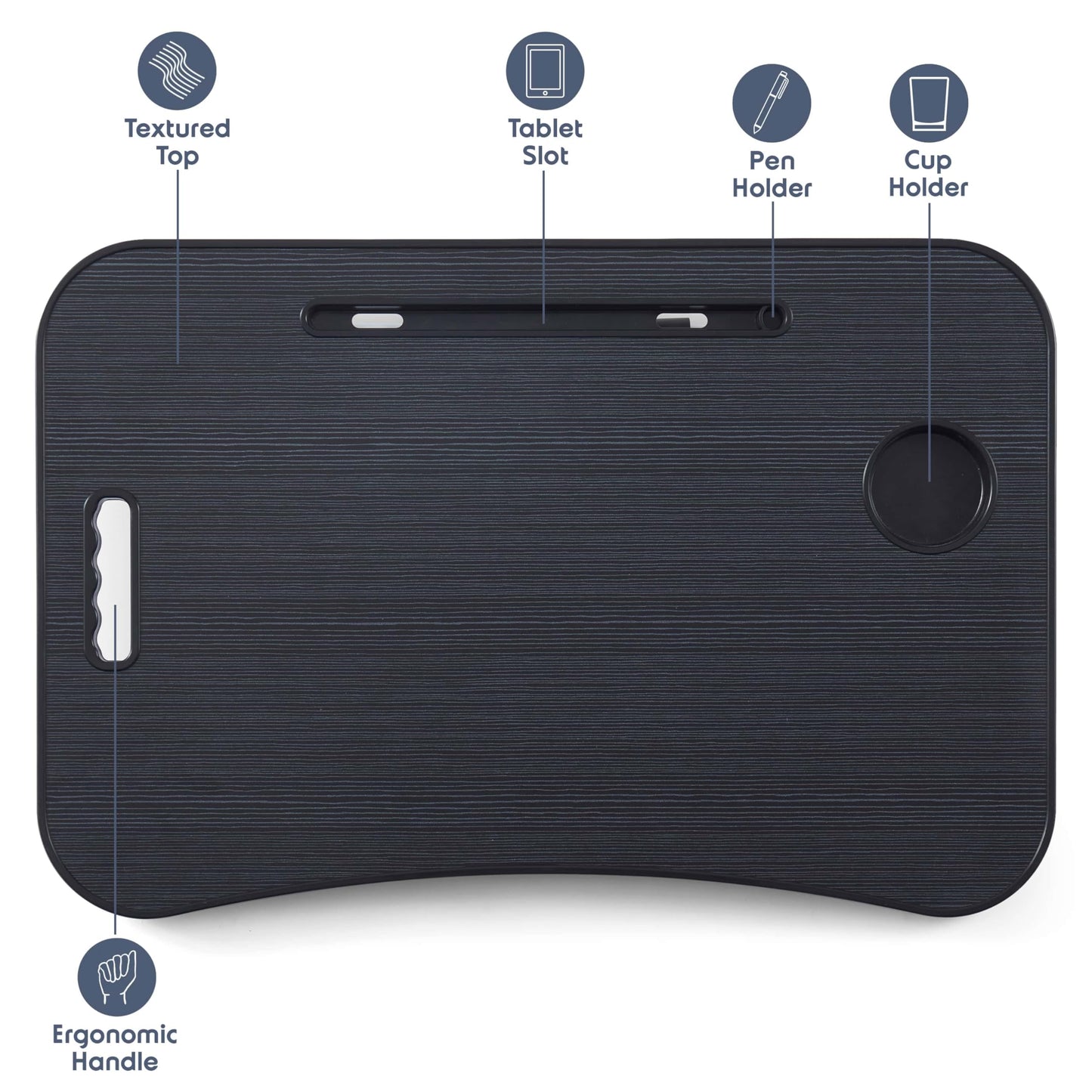 Large Laptop Bed Tray Table Adjustable Foldable Lap Desk