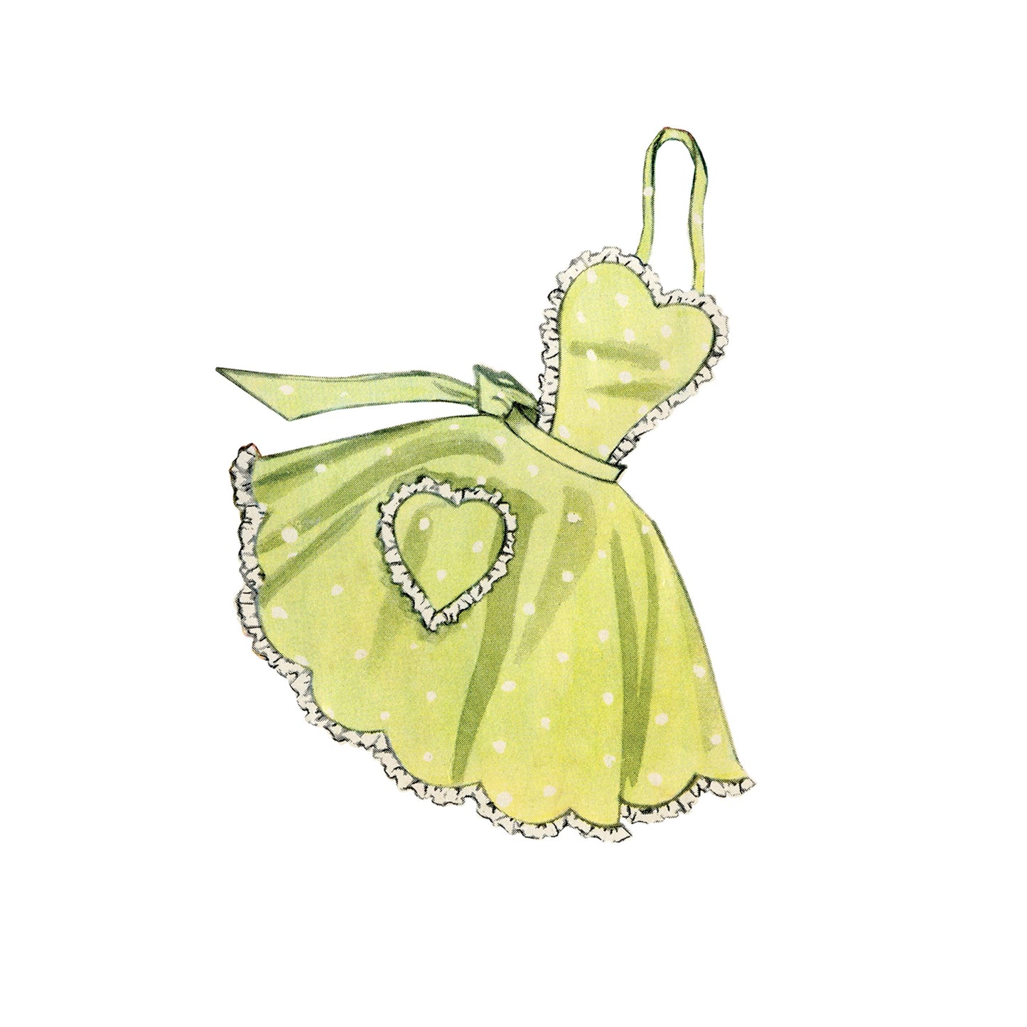 Misses' Vintage Apron Sewing Pattern Kit, Code 9311