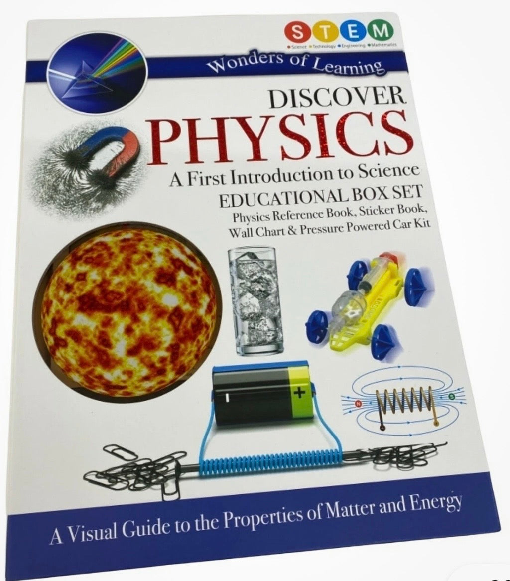 STEM Discover Science Physics Educational Box Set Homeschool Experiment Learning - FREE SHIPPING