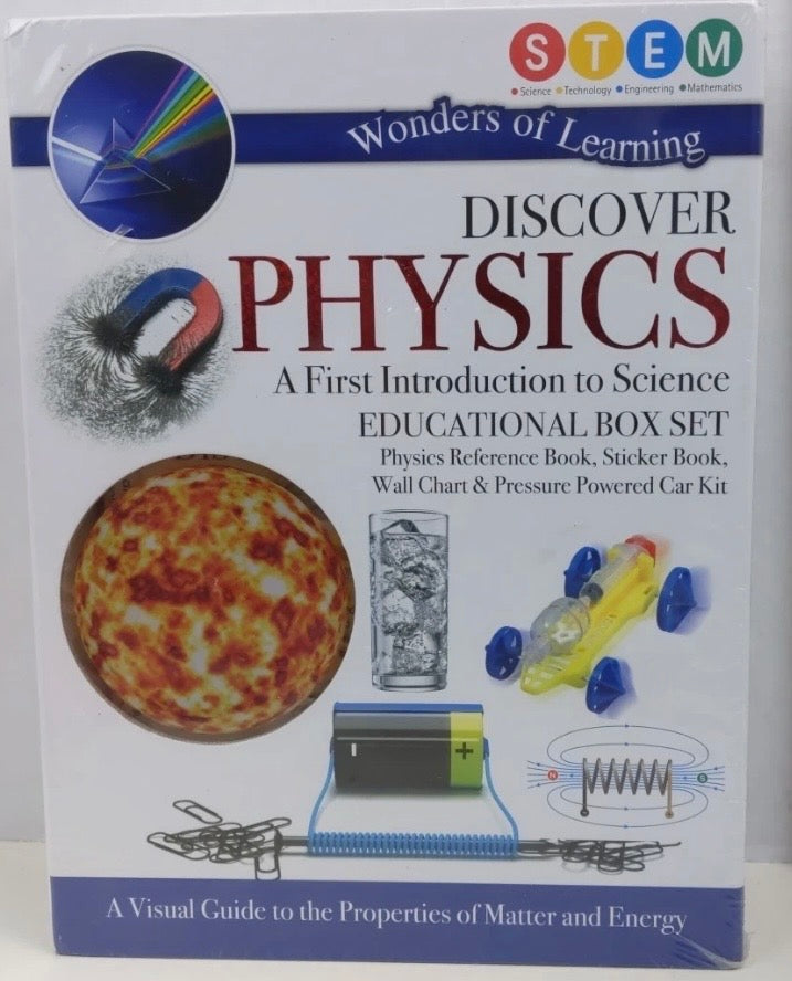 STEM Discover Science Physics Educational Box Set Homeschool Experiment Learning - FREE SHIPPING