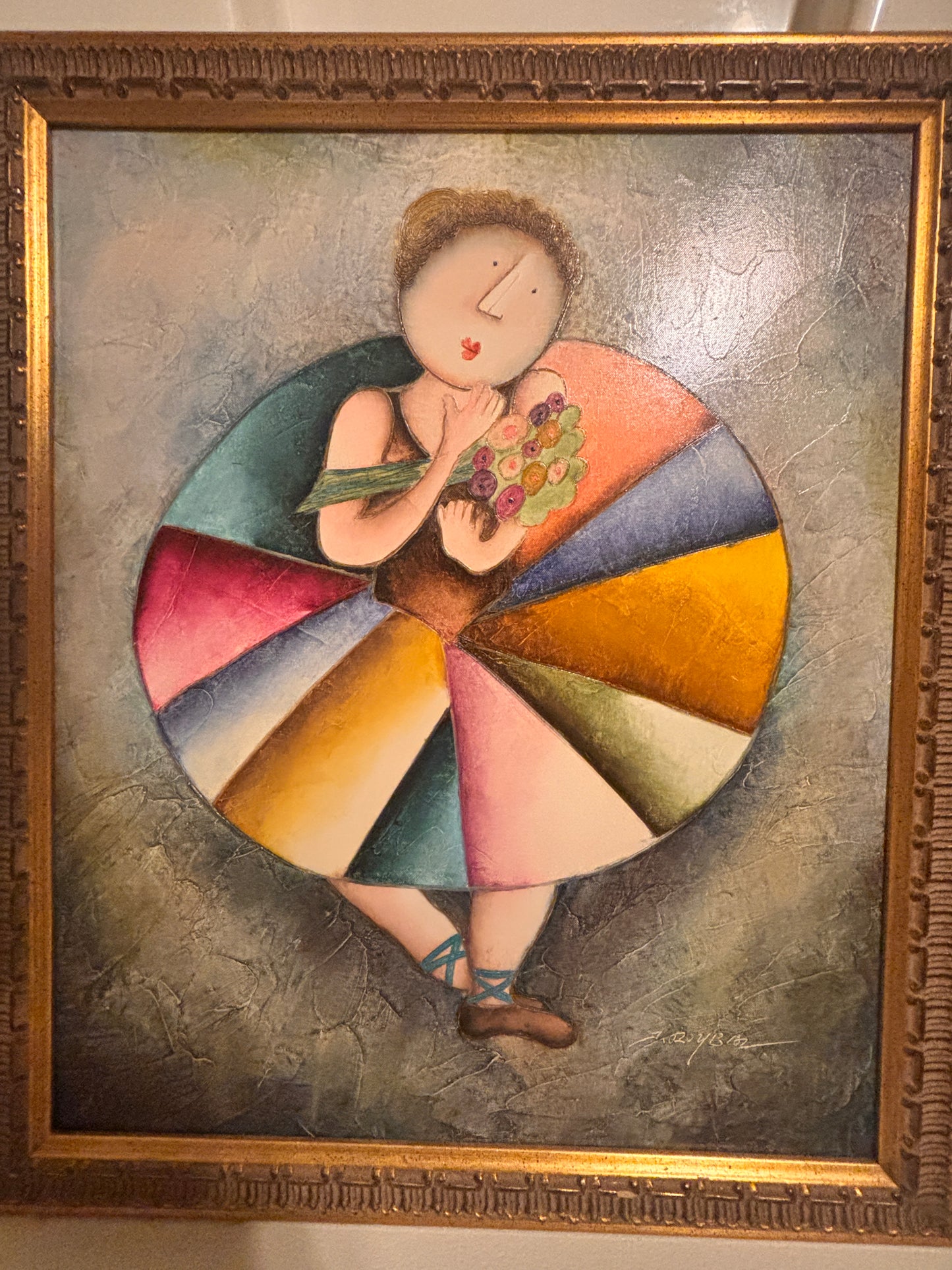 Ballerina Oil Painting By Joyce Roybal - FREE SHIPPING